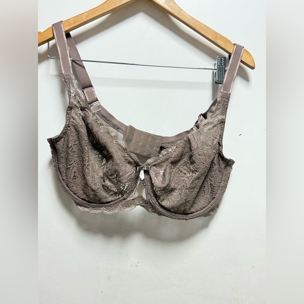 Paramour Lace Underwire Bra - Brown
